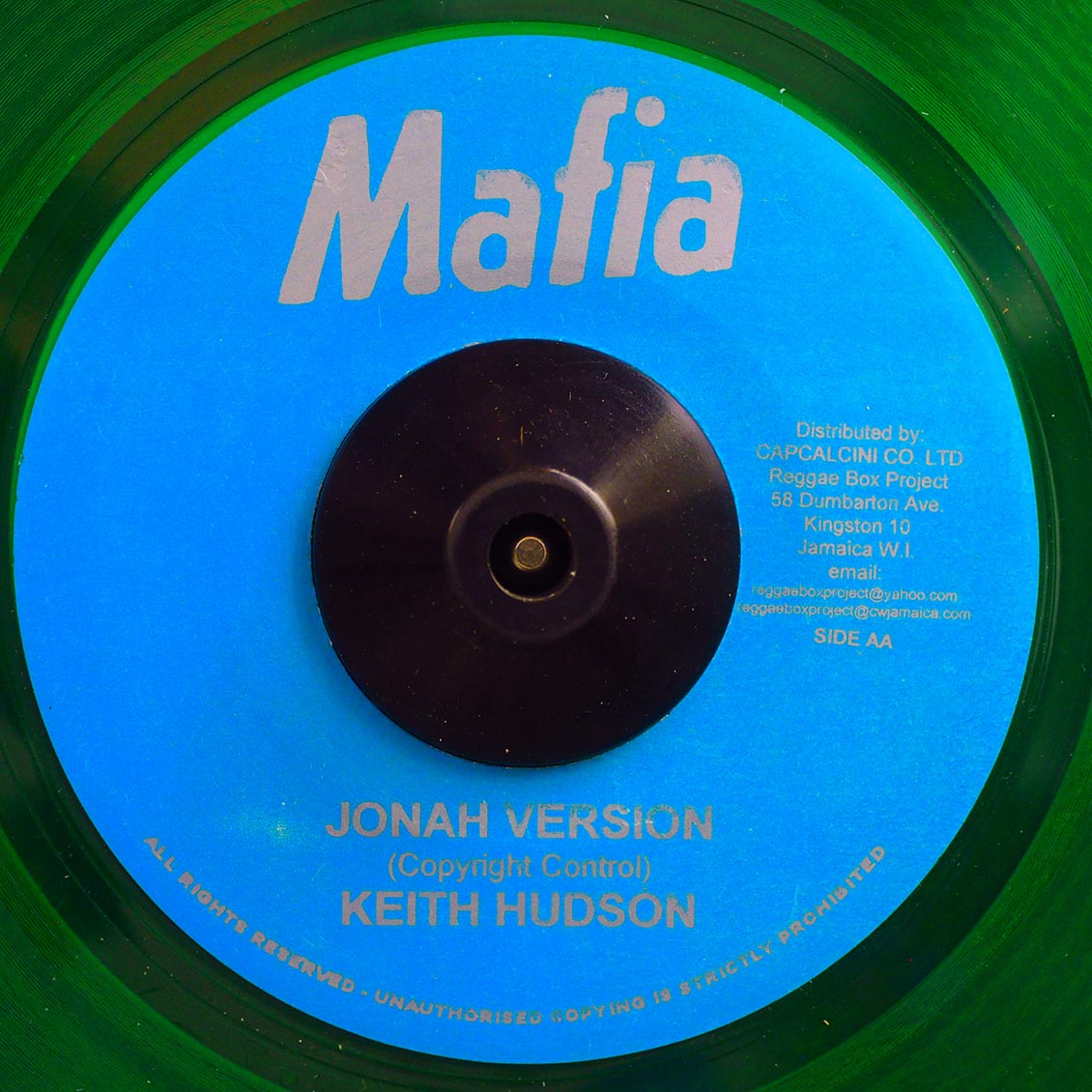 Keith Hudson - Jean You Change Everything / Keith Hudson - Jean Version (green vinyl)