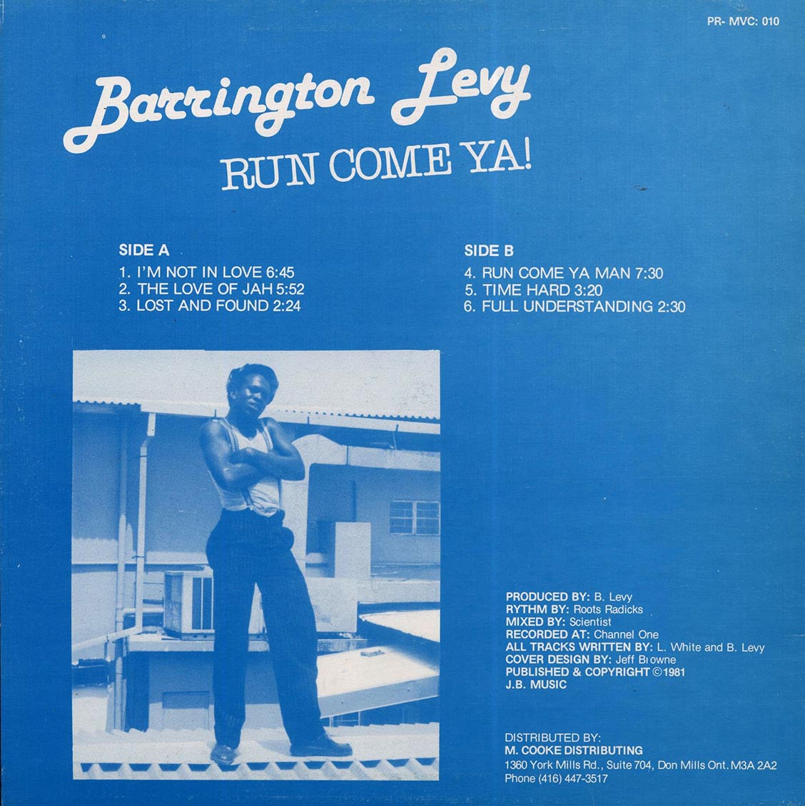 Barrington Levy - Run Come Ya