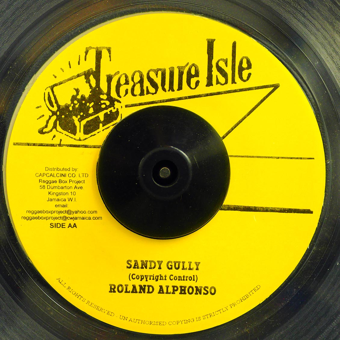 Joe White - Hog Ina Coco / Roland Alphonso - Sandy Gully (clear vinyl)