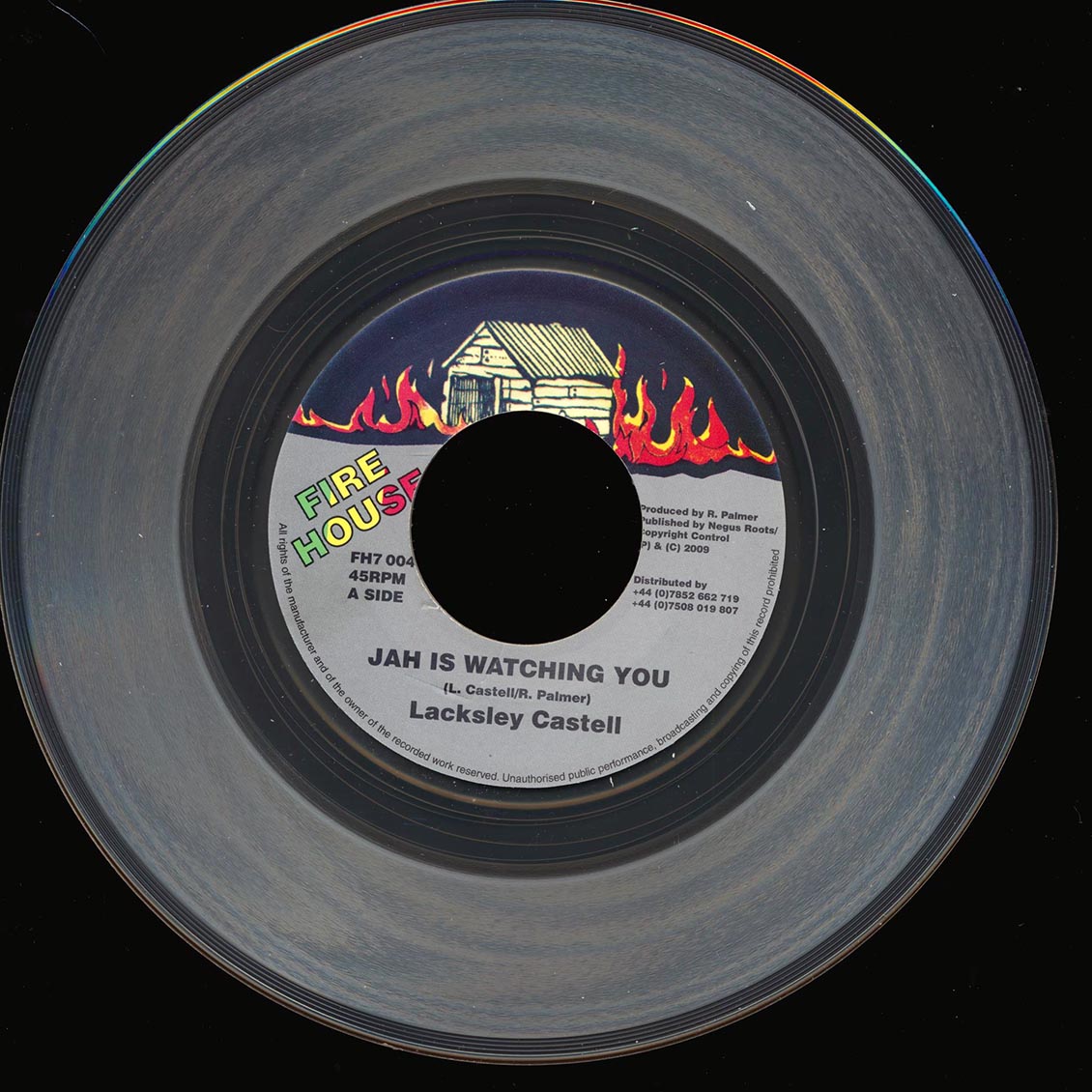 Lacksley Castell - Jah Is Watching You / Negus Roots Players - Lost Sheep Dub (clear vinyl)