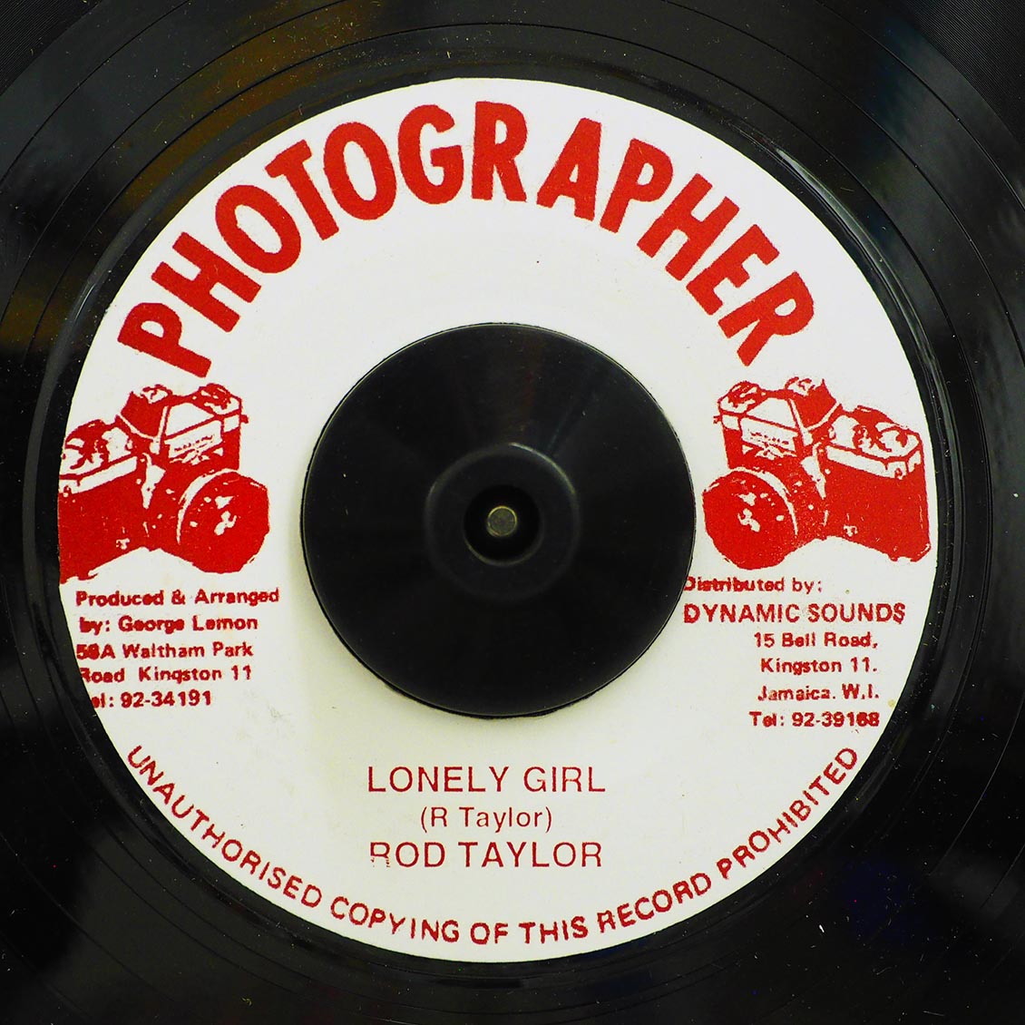 Rod Taylor - Lonely Girl / Version (rhythm: "Cuss Cuss")