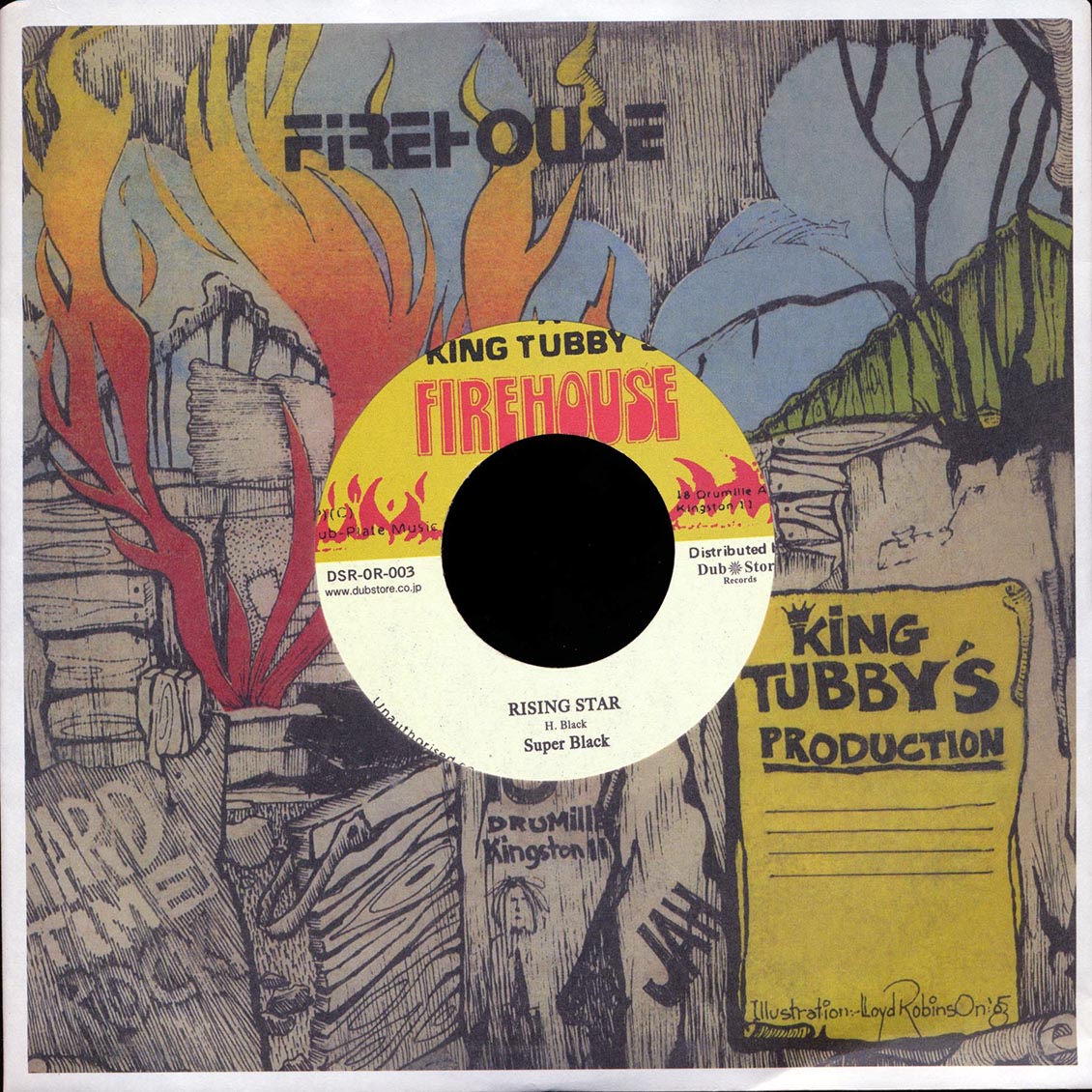 Super Black - Rising Star / Firehouse Crew - Version (Japan) (Japan press)