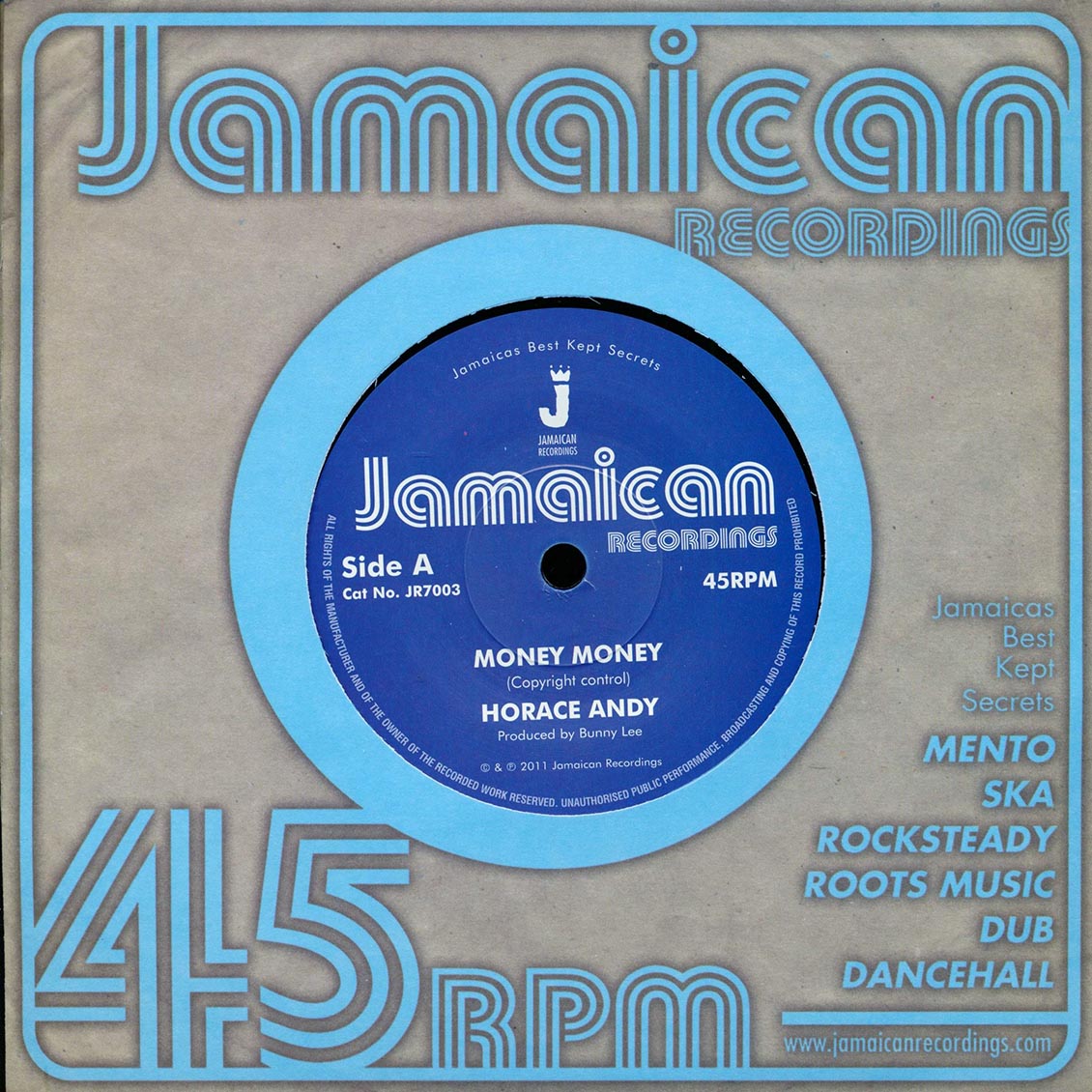 Horace Andy - Money Money / King Tubby - Version (rhythm: "Horace Andy - Money Money")