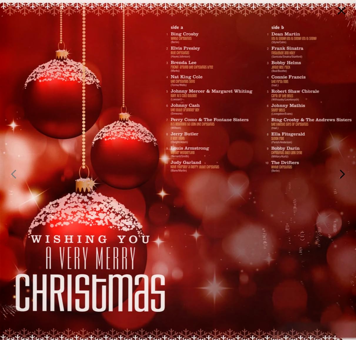 Wishing You A Very Merry Christmas - Limited Color Edition