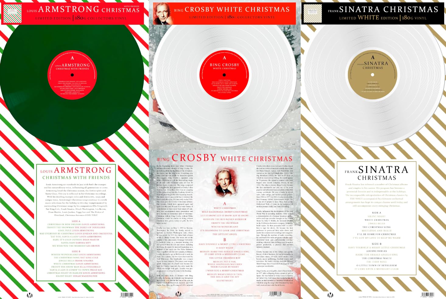 Merry Christmas Bing Crosby / Frank Sinatra / Louis Armstrong - Christmas Music Magic Limited Box
