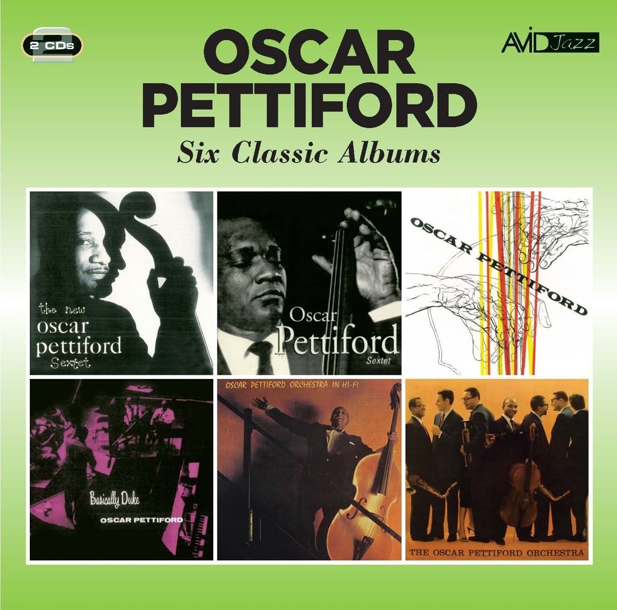 PETTIFORD,OSCAR - 6 CLASSIC ALBUMS: NEW SEXTET / SEXTET / MODERN QUINTET / BASICALLY DUKE / IN HI-FI / IN HI-FI 2
