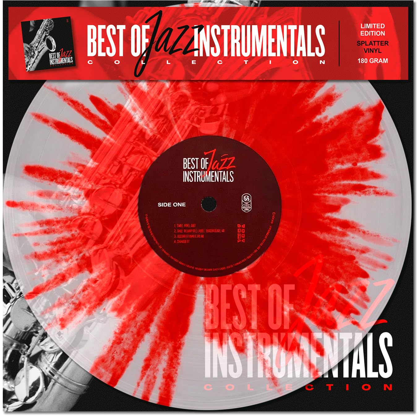 Best of Jazz Vinyl Instrumentals Collection - Dave Brubeck, Miles Davis, John Coltrane, Duke Ellington, Art Blakey, Stan Getz and Many More - Limited Color Edition