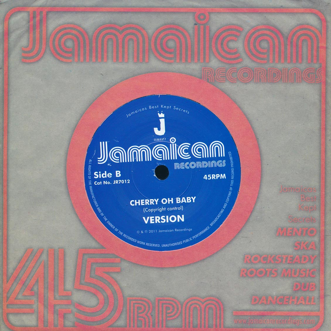 Eric Donaldson - Cherry Oh Baby / Version (rhythm: "Cherry Oh Baby")