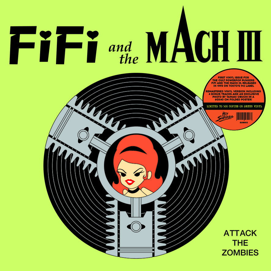 FIFI & THE MACH 3 - ATTACK THE ZOMBIES (GREEN VINYL)