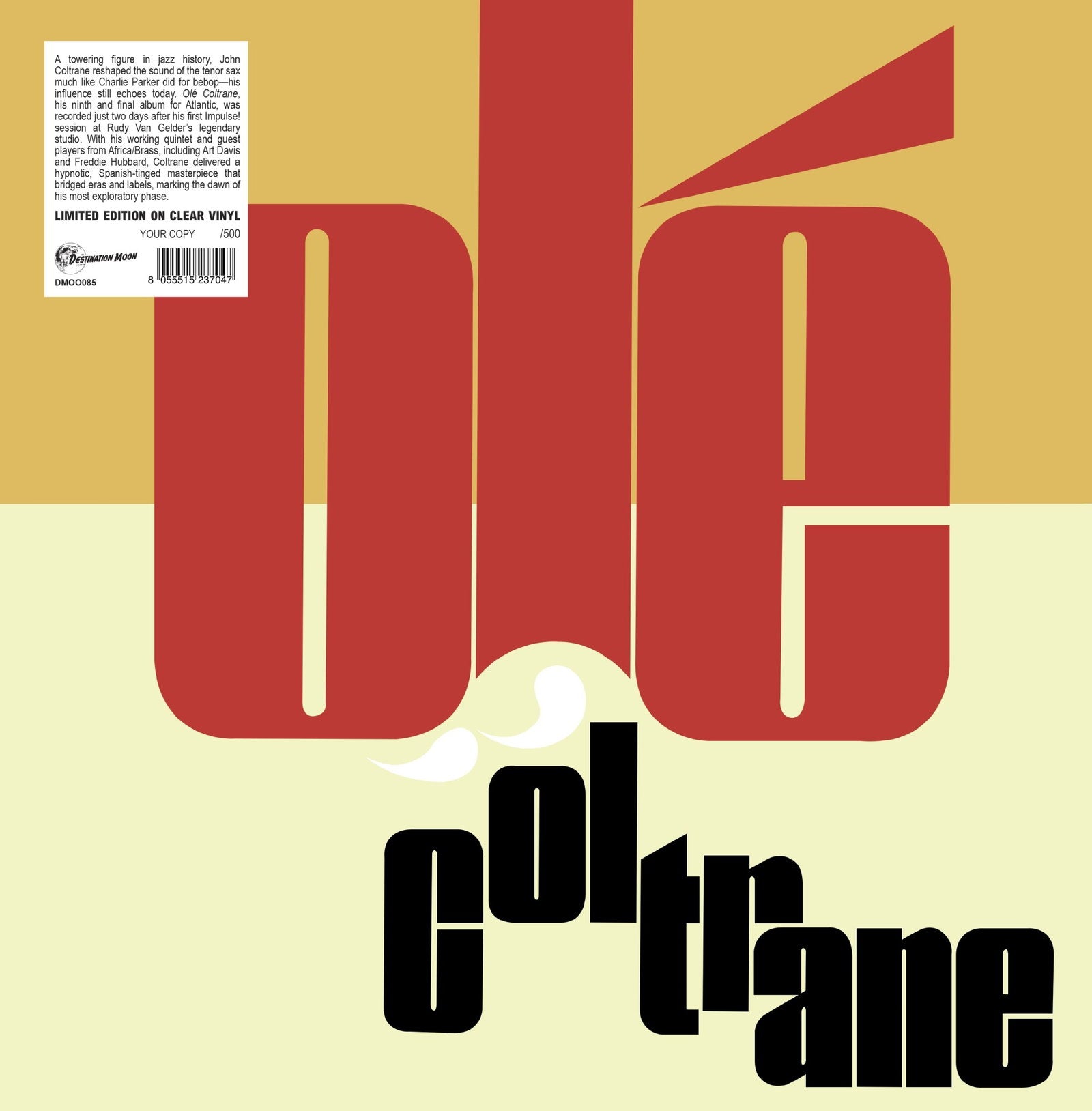 COLTRANE,JOHN - OLE COLTRANE (CLEAR VINYL)