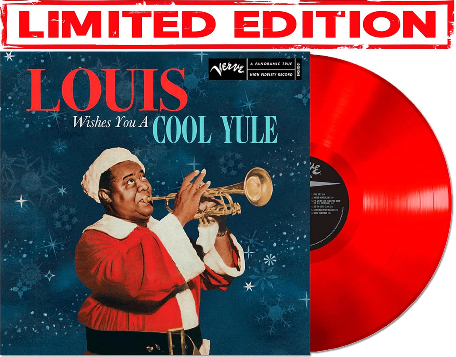 Louis Armstrong Christmas Album - Louis Wishes You A Cool Yule Red