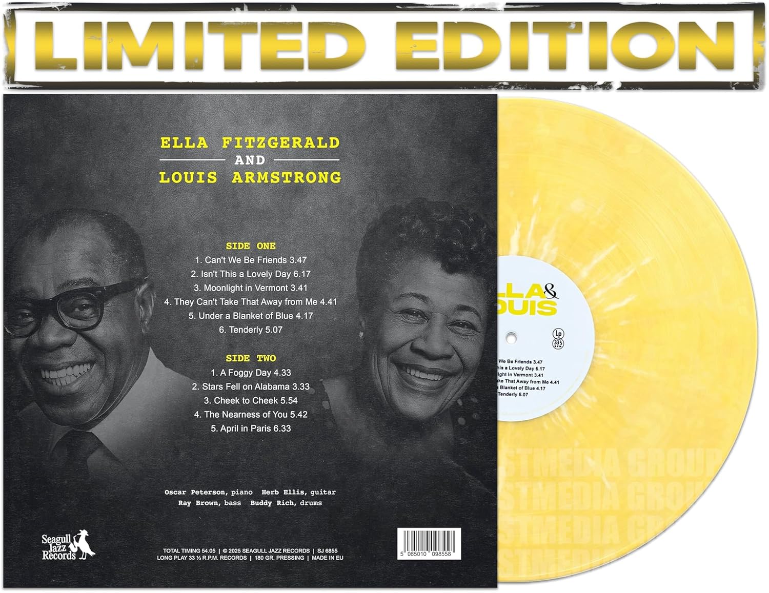 Ella Fitzgerald and Louis Armstrong - Ella and Louis - Limited Splatter Vinyl Edition