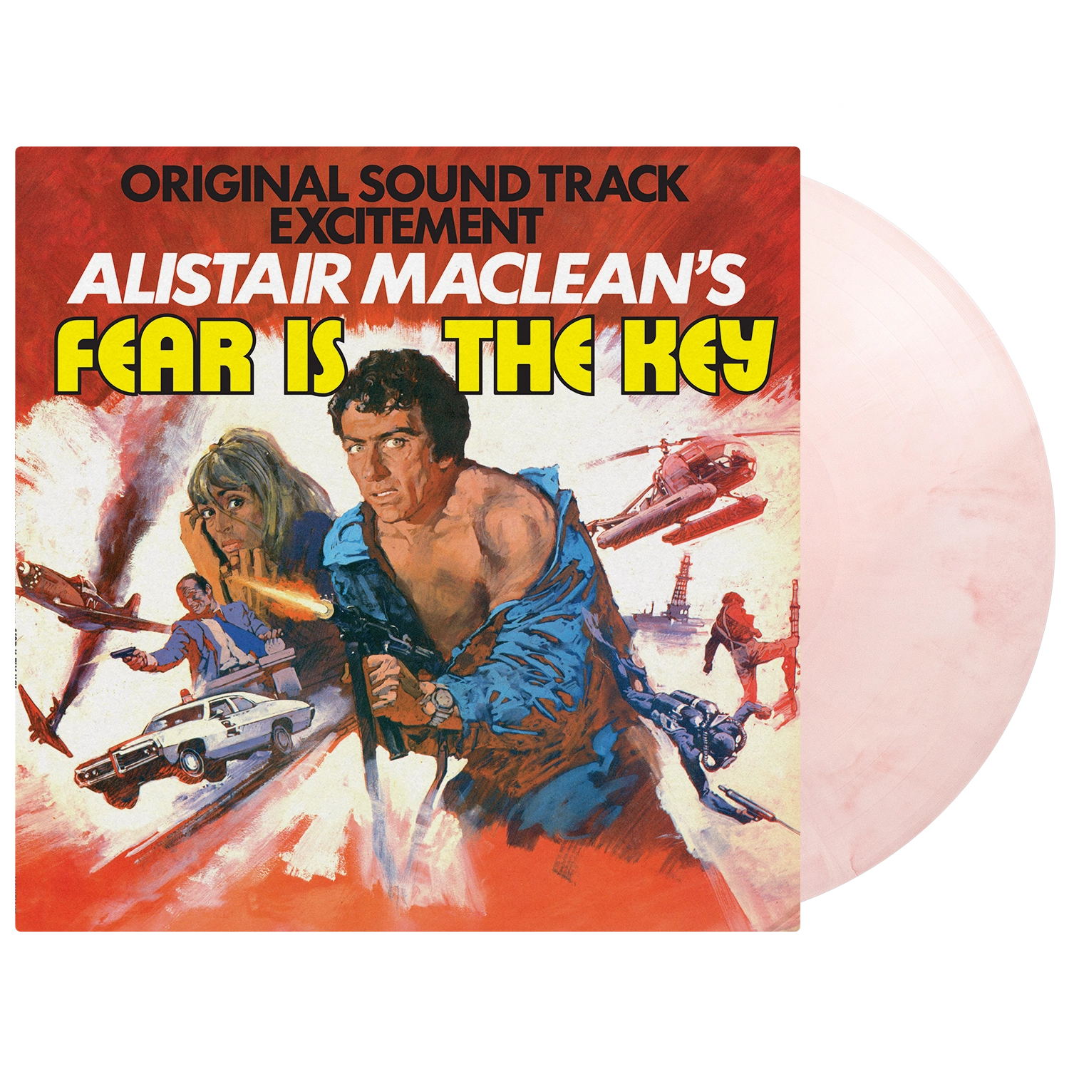 VARIOUS ARTISTS - FEAR IS THE KEY (WHITE & RED MARBLED VINYL/180G/NUMBERED)