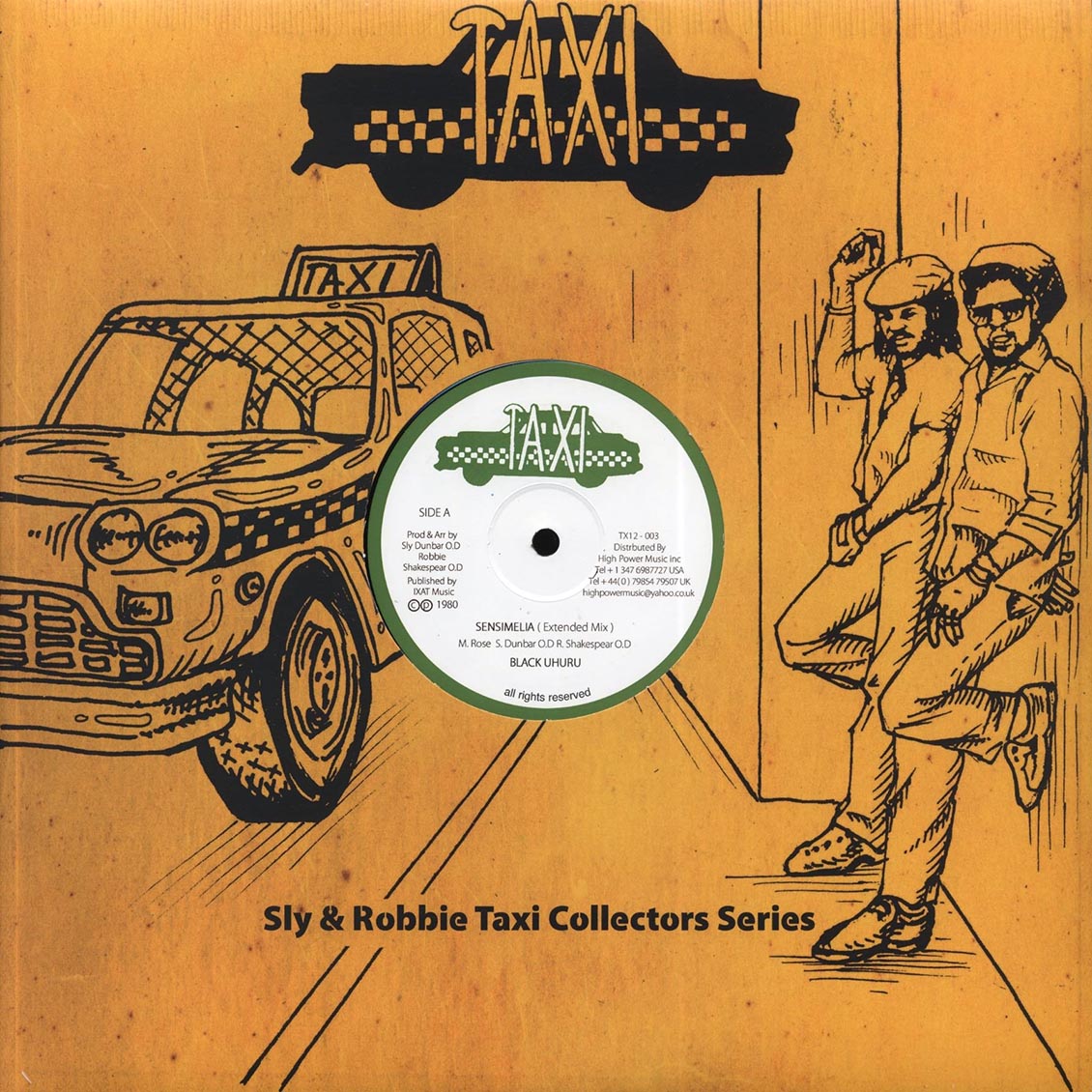 Black Uhuru - Sensimelia (Extended Mix) / Sly & Robbie, Revolutionaries - Sensimelia (Sly Dub); Sly & Robbie, Revolutionaries - Sensimelia (Robbie Dub)