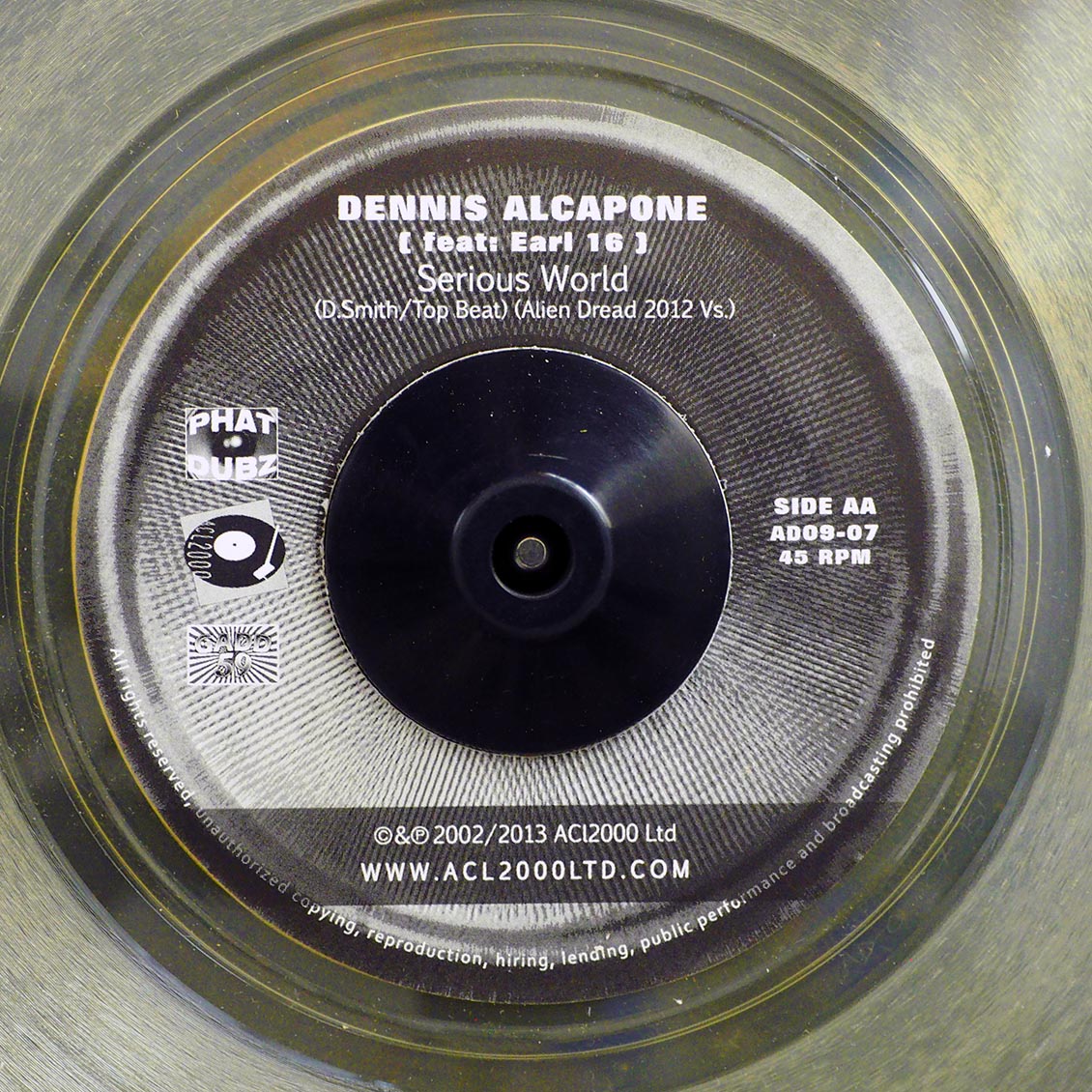 Mike Brooks - Blessed Is The Man / Dennis Alcapone, Earl Sixteen - Serious World (clear vinyl)