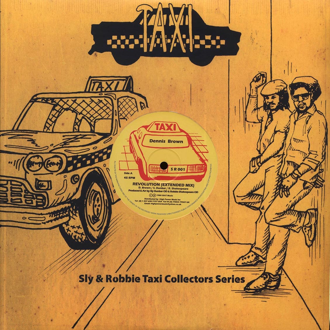 Dennis Brown - Revolution (Extended Mix) / Sly & Robbie - Dub Wise; Sly & Robbie - Raw Dub (rhythm: "Black Roses AKA Here I Come")