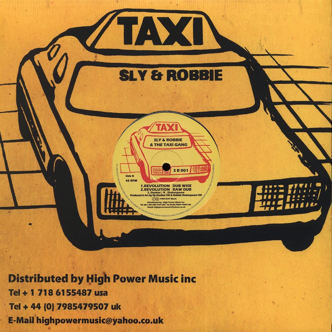 Dennis Brown - Revolution (Extended Mix) / Sly & Robbie - Dub Wise; Sly & Robbie - Raw Dub (rhythm: "Black Roses AKA Here I Come")