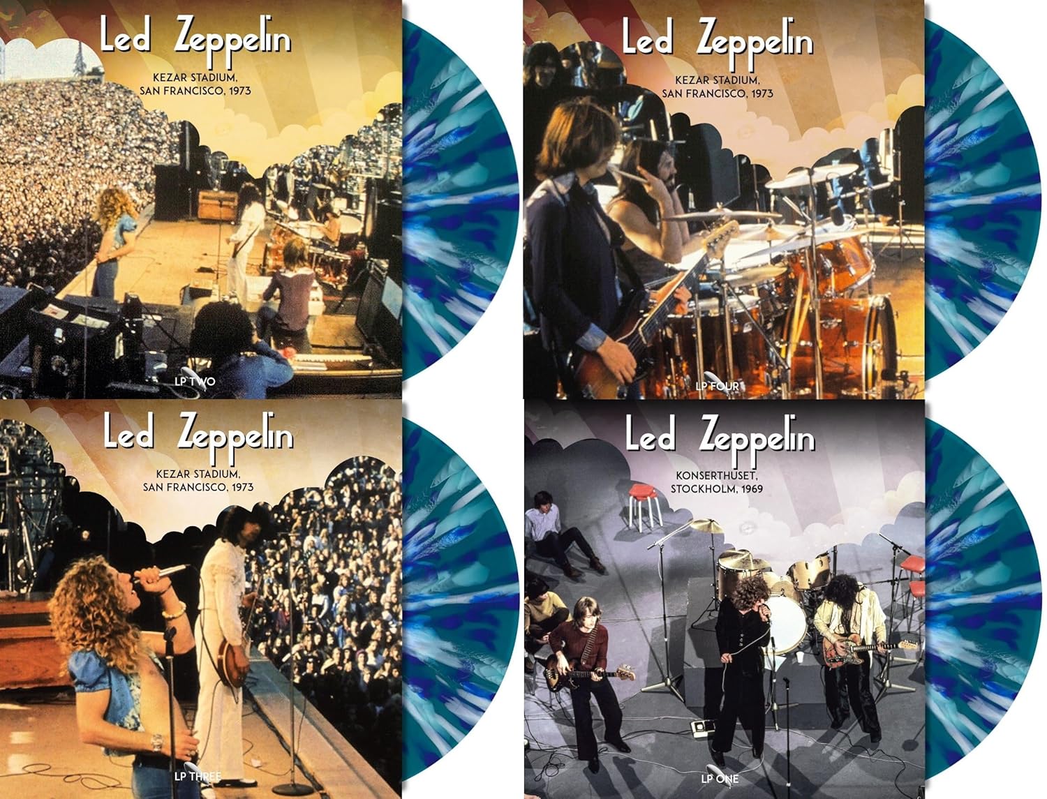 Live '69 & '73 - Led Zeppelin Vinyl - Deluxe Color Edition