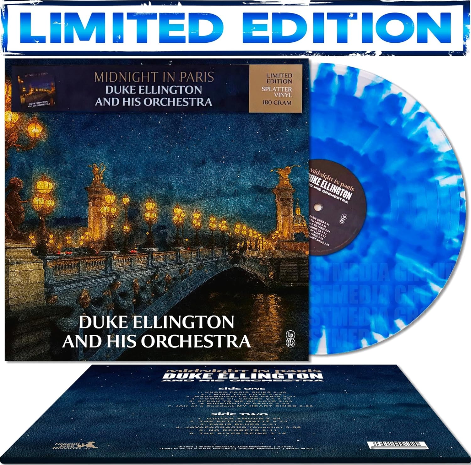 Duke Ellington and His Orchestra - Midnight in Paris - Limited Splatter Vinyl Edition