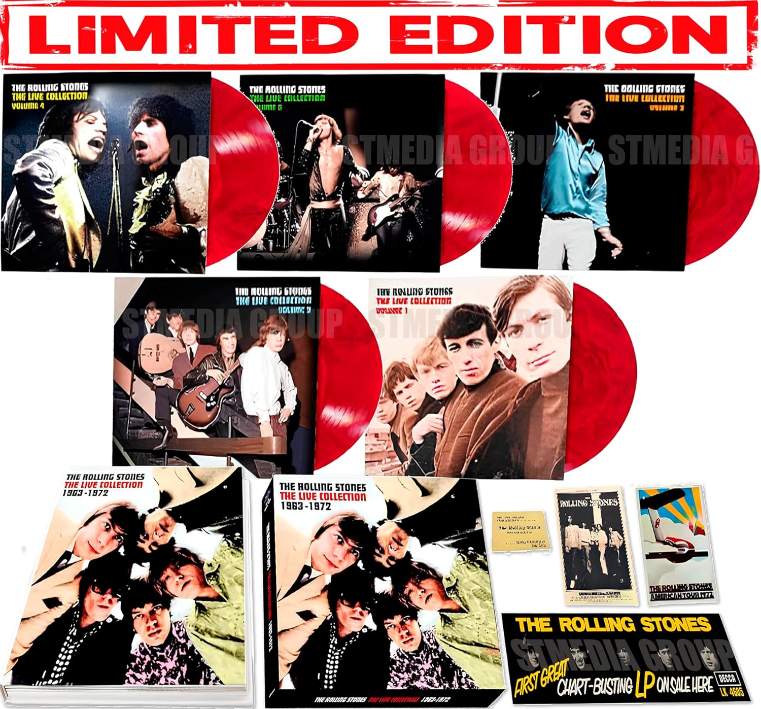 The Rolling Stones - The Live Collection 1963 - 1972 - Limited Color Edition