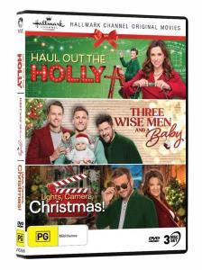 HALLMARK CHRISTMAS COLLECTION #30 (HAUL OUT THE HOLLY/THREE WISE MEN & A BABY/LIGHTS, CAMERA, CHRIS) - HALLMARK CHRISTMAS COLLECTION #30 (HAUL OUT THE HOLLY/THREE WISE MEN & A BABY/LIGHTS, CAMERA, CHRIS)