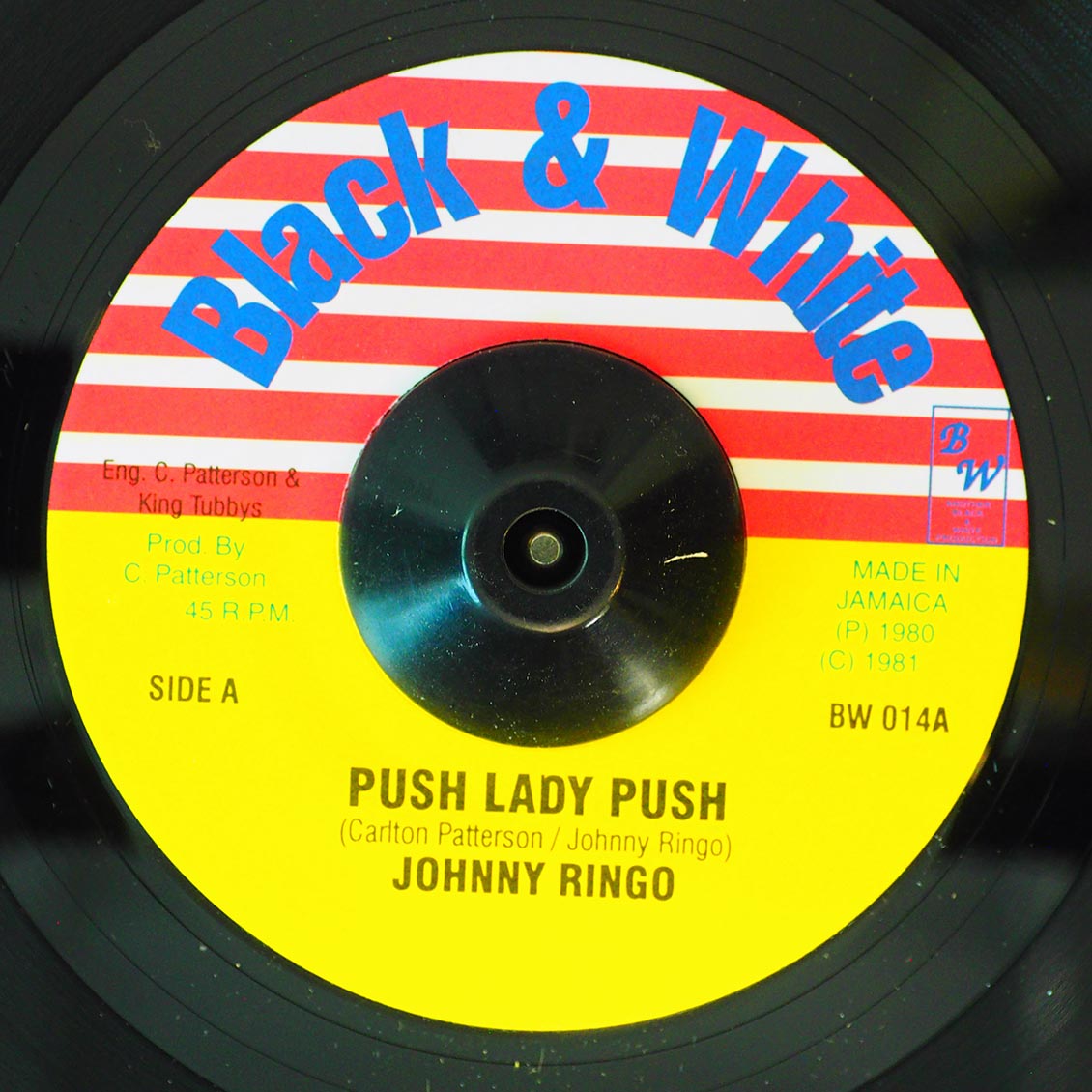 Johnny Ringo - Push Lady Push / Johnny Ringo - One Time Johnny Ringo (rhythm: "Mikey Dread - Barber Saloon")