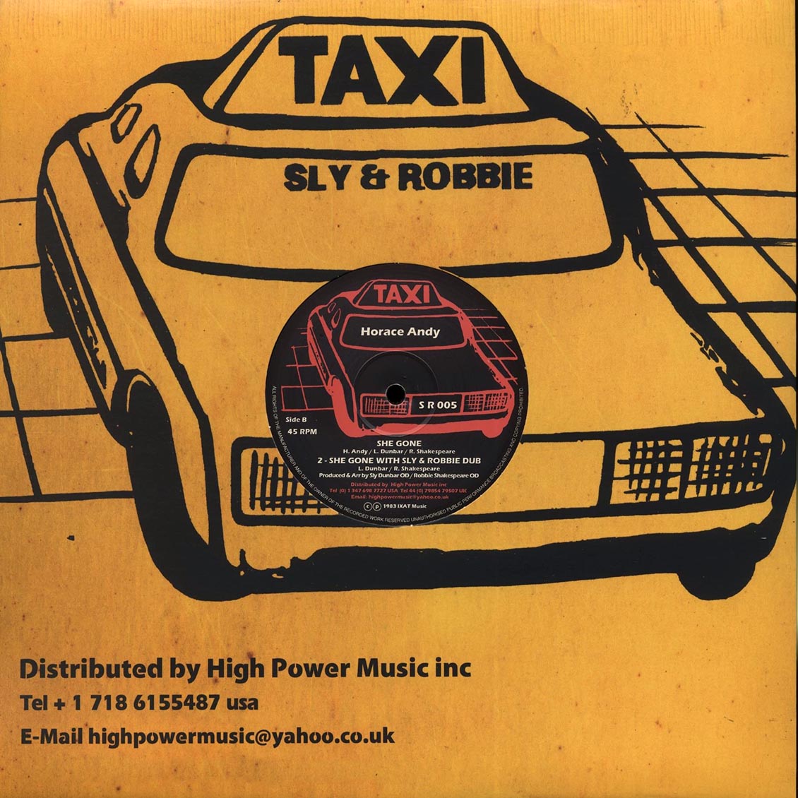 Horace Andy - Gun Shot; Sly & Robbie - Gun Shot Dub / Horace Andy - She Gone; She Gone With Sly & Robbie Dub