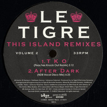 LE TIGRE - THIS ISLAND REMIXES VOL.2