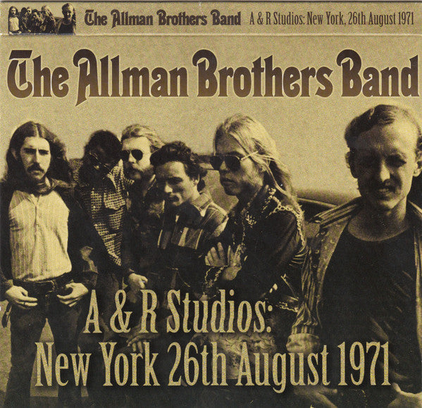A & R STUDIOS: NEW YROK, 26TH AUGUEST, 1971