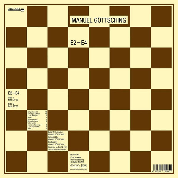 GOTTSCHING MANUEL - E2-E4 (35TH ANNIVERSARY EDITION)
