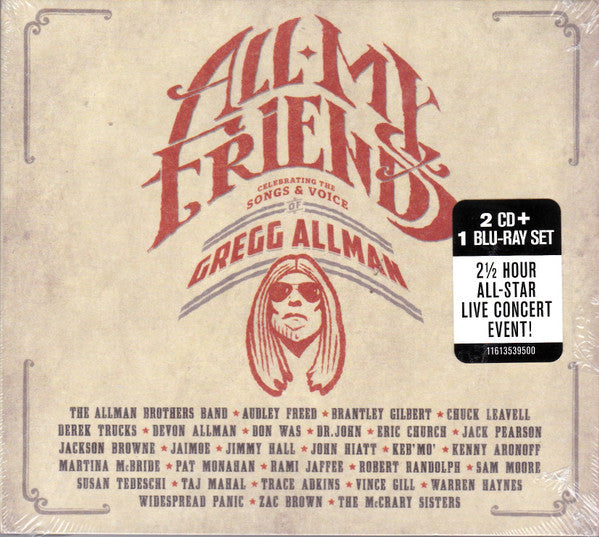 ALLMAN,GREGG - ALL MY FRIENDS: CELEBRATING SONGS & VOICE