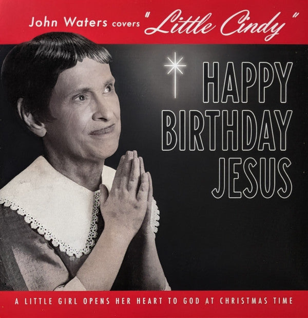 WATERS JOHN - JOHN WATERS COVERS LITTLE CINDY (RED 7INCH/LIMITED)