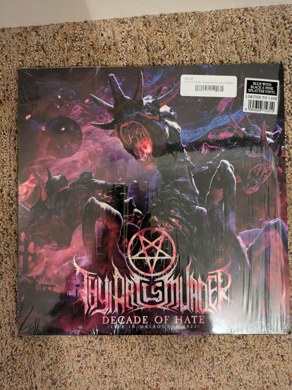 THY ART IS MURDER - DECADE OF HATE (LIVE IN MELBOURNE 2023) (BLUE/BLACK/PINK SPLATTER VINYL/2LP)