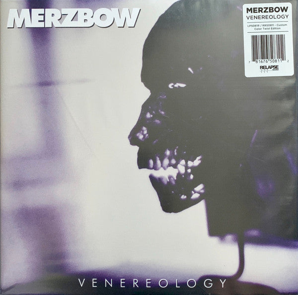 MERZBOW - VENEREOLOGY (MILKY CLEAR BASE WITH NEON VIOLET & WHITE/BLACK COLOR TWIST VINYL/2LP)