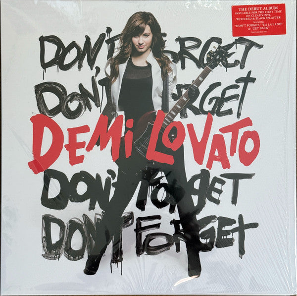 LOVATO DEMI - DON'T FORGET (CLEAR/RED-BLACK SPLATTER VINYL)
