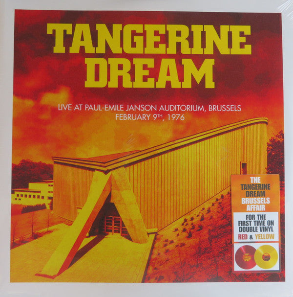 TANGERINE DREAM - BRUSSELS 1976 (SOLID RED & SOLID YELLOW VINYL )