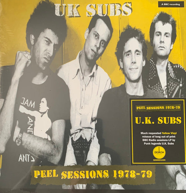 UK SUBS - PEEL SESSIONS (140G/YELLOW VINYL)