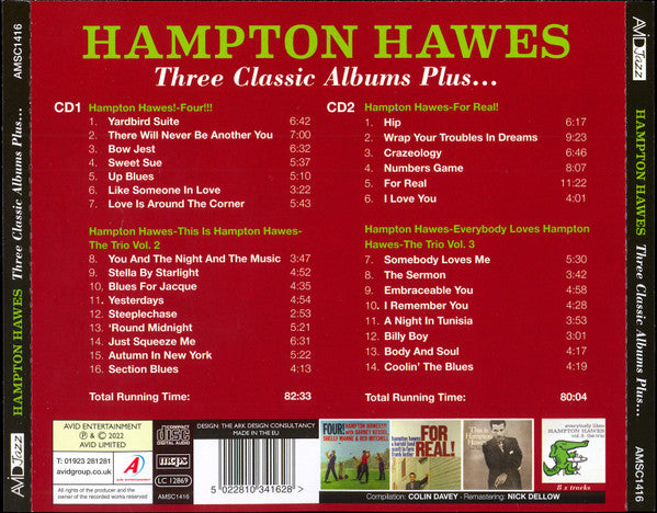 HAWES,HAMPTON - FOR REAL-VOL. 3 (2CD)