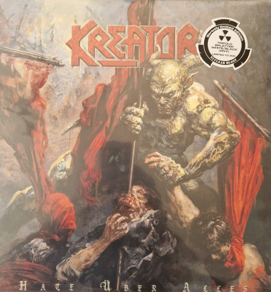 KREATOR - HATE UBER ALLES (TRIFOLD, DOUBLE BLACK W/ ETCHING)