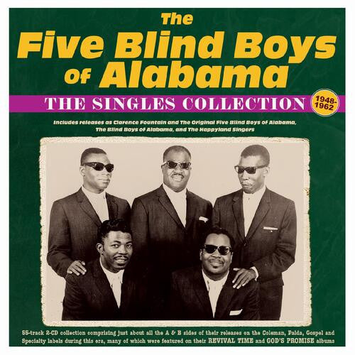 FIVE BLIND BOYS OF ALABAMA - SINGLES COLLECTION 1948-62 (2CD)
