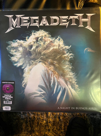MEGADETH - NIGHT IN BUENOS AIRES (PURPLE & BLACK SPLATTER VINYL)