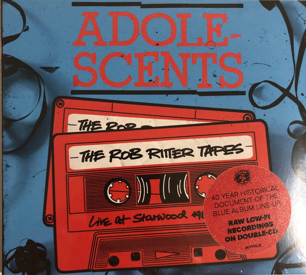 ADOLESCENTS - ROB RITTER TAPES - LIVE AT STARWOOD 1980/1981 (2CD)