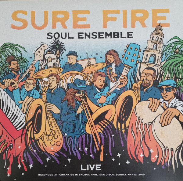 SURE FIRE SOUL ENSEMBLE - LIVE AT PANAMA 66 (CLEAR W ORANGE SWIRL VINYL)