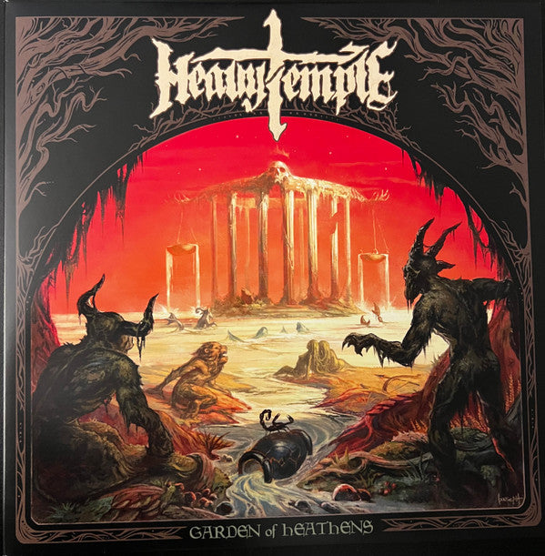 HEAVY TEMPLE - GARDEN OF HEATHENS (YELLOW RED VINYL)