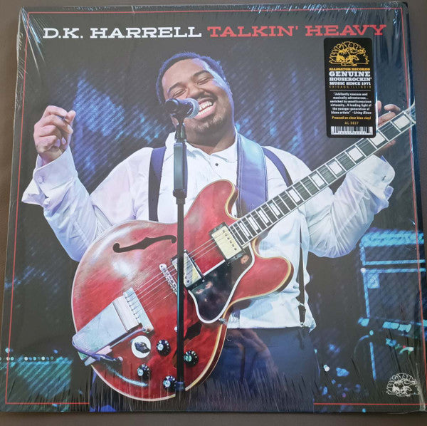 HARRELL,D.K. - TALKIN HEAVY (TRANSLUCENT BLUE VINYL)