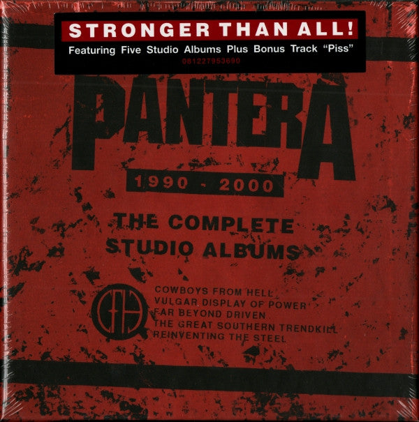 PANTERA - COMPLETE STUDIO ALBUMS 1990-2000