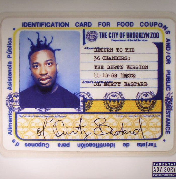OL’ DIRTY BASTARD - RETURN TO THE 36 CHAMBERS: THE DIRTY VERSION (2LP)
