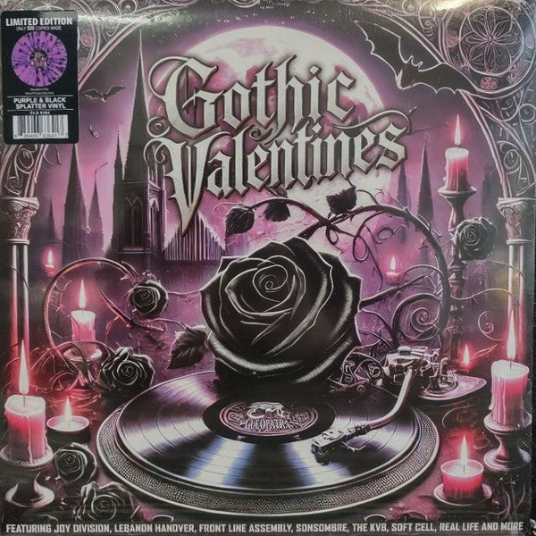 VARIOUS ARTISTS - GOTHIC VALENTINES (LIMITED EDITION/PURPLE/BLACK SPLATTER VINYL)