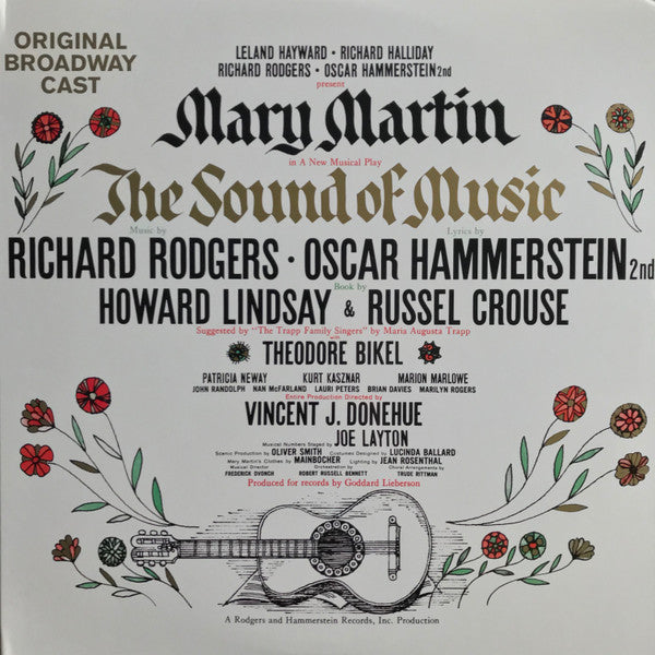 VARIOUS ARTISTS - SOUND OF MUSIC (ORIGINAL BROADWAY CAST RECORDING) (2LP)