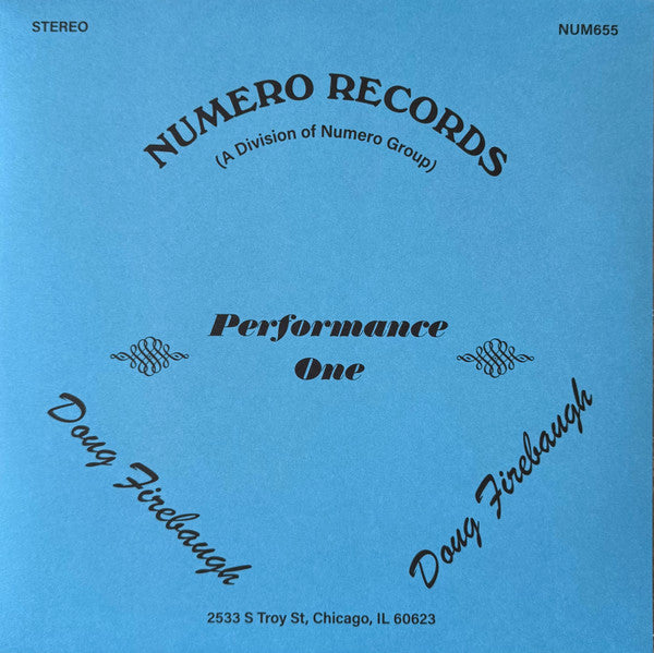 FIREBAUGH,DOUG - PERFORMANCE ONE
